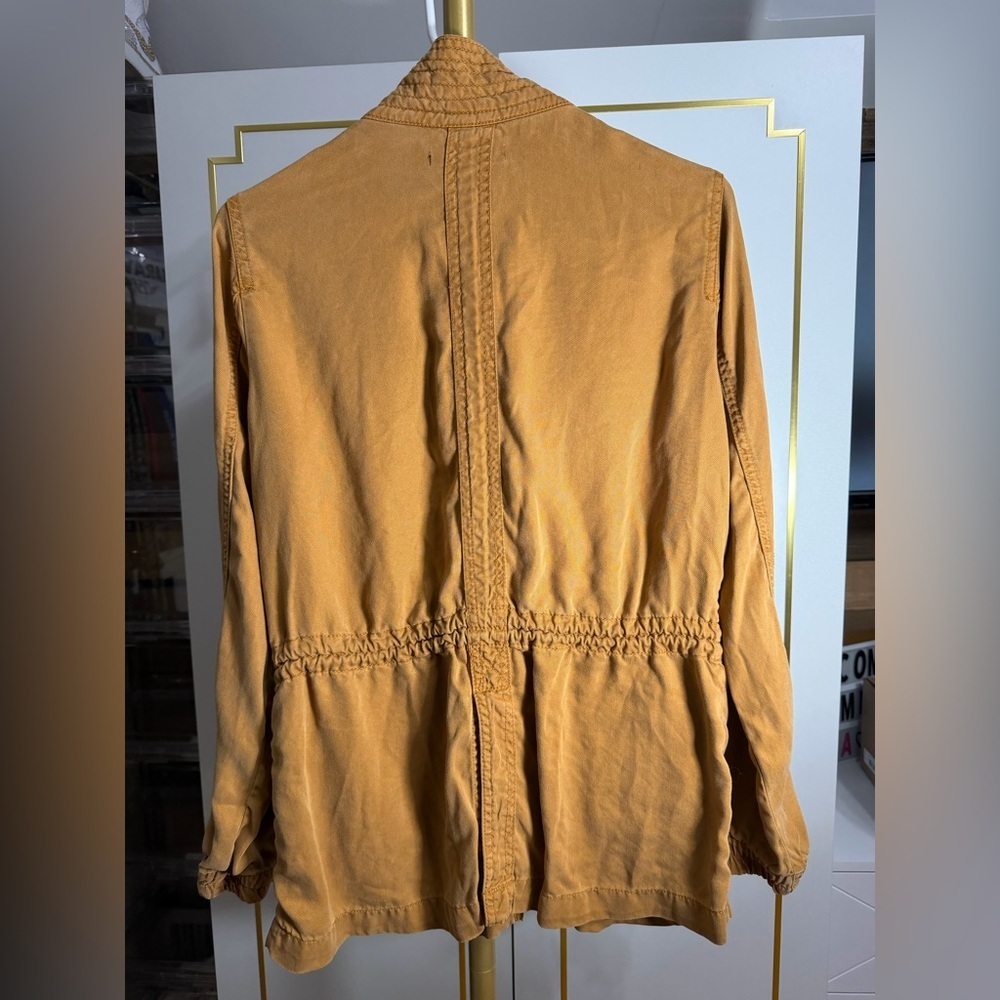 Max Jeans Women's Tan Full Zip Tencel Safari Utility Jacket
 #0018 - Picture 6 of 7